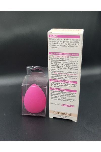 Diadermine Bb Tube Cream - Lift+ Light Tone 50 ml + Makeup Sponge