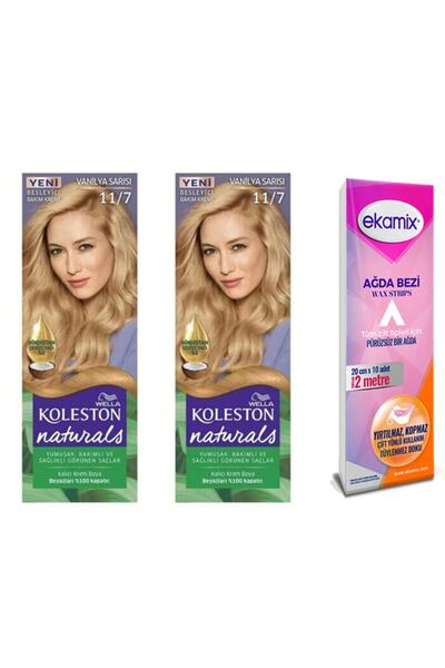 Wella Naturals Saç Boya 11-7 Vanilya Sarısı 2 Adet