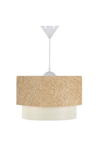 EvLight Single Cake Pendant Lamp Chandelier Kumbeige