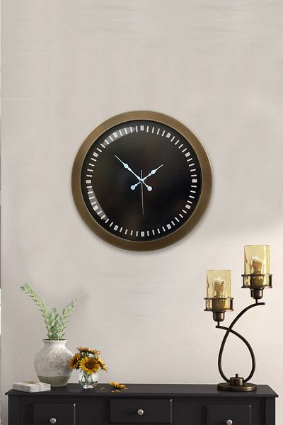 Kasva Concept Cadou 36 Cm Metal Număr de Ceas de Perete