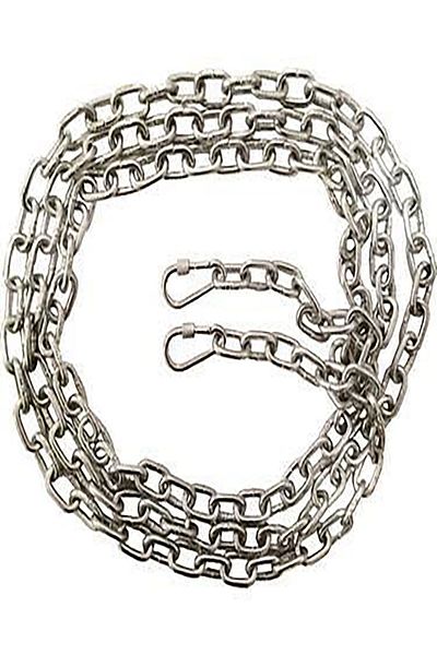 LİDERSAN ÇELİK Dog Tethering Chain 7 Mm 4 Meters +2 Screw Carabiner (80 Kg)