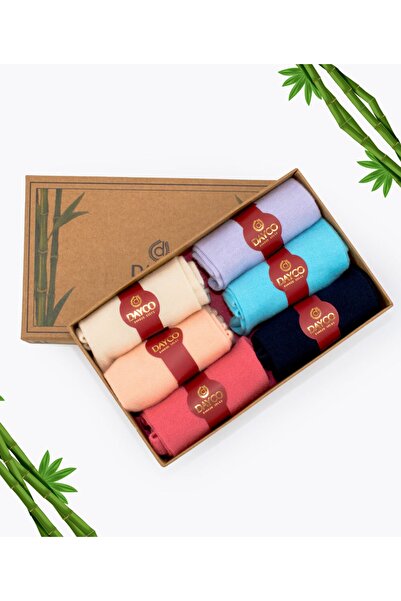 DAYCO Premium Seamless Half Conch Women's Bamboo Socks 6-Piece Assortment