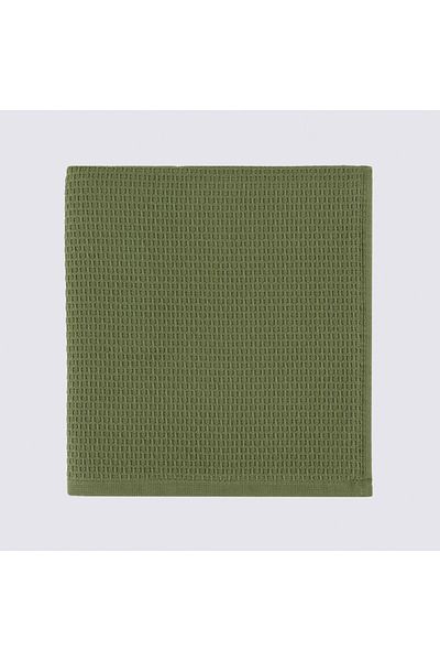 Ecocotton Elvin Green-cream 2 Τεμάχια Βιολογικές Πετσέτες Κουζίνας Σετ 40 Χ 60 Εκ.