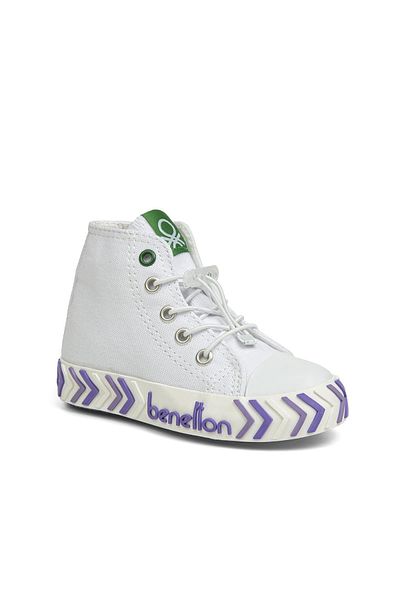 Benetton ® |   Bn-30645 - 3394 Liliac alb - Pantofi sport pentru copii