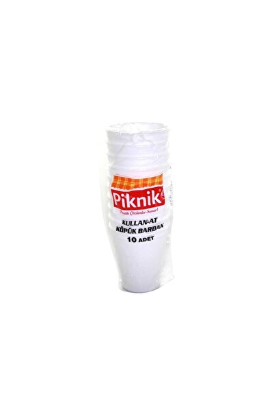 Piknik Kullan At Köpük Bardak 10'lu