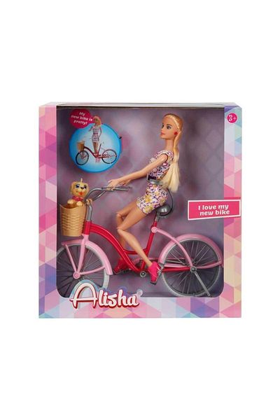 Sunman Alisha Bicycle Delight - Floral Dress-Pink Box