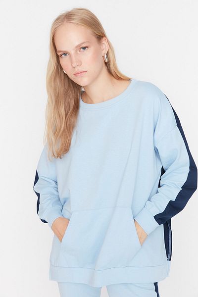 Trendyol Collection Trainingsanzug - Blau - Oversized