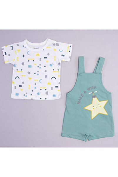 Kidaxi طقم سالوبيت مزخرف بنجمة مطرزة من Make A Wish