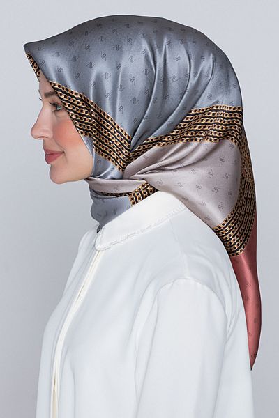 Armine Μεταξωτό κασκόλ 8113d (twill) (νοσταλγία)