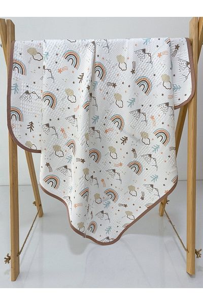 Babys Field Cotton Piping Detailed Patterned Pique