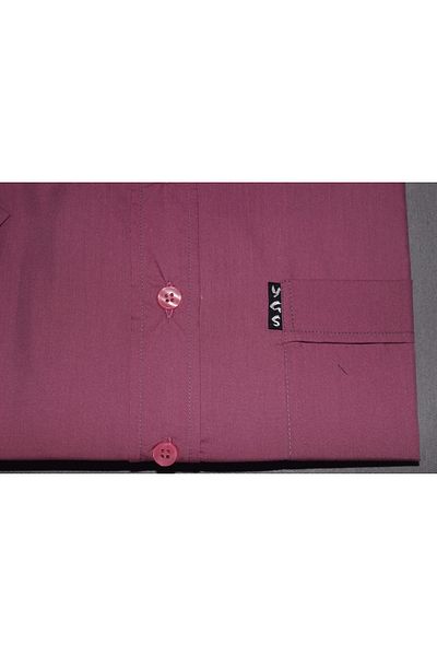 Yörükoğlu Short Sleeve Pocketed Comfortable Fit Solid Color Men's Shirt
