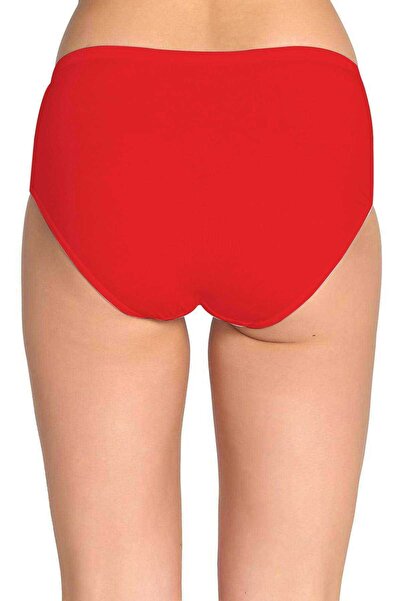 Tutku Chiloți de cauciuc Bato cu talie înaltă, 6 bucăți, roșii