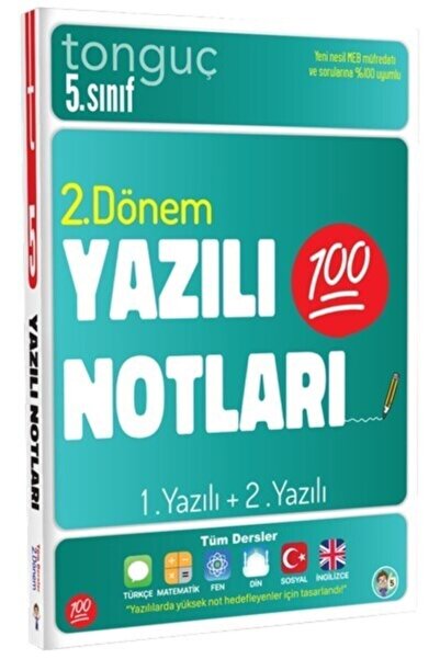 TONGUÇ AKADEMİ YAYINLARI 5. Sınıf Yazılı Notları 2. Dönem 1 Ve 2. Yazılı