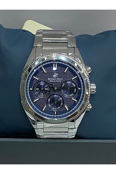 Beverly Hills Polo Club Beverly Hılls Polo Clup Men's Wristwatch 100% Steel 'Ceramic Saphire Coated Glass'