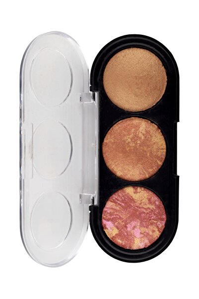 Tikatti 3'lü Allık - Terracotta Blush No : 2