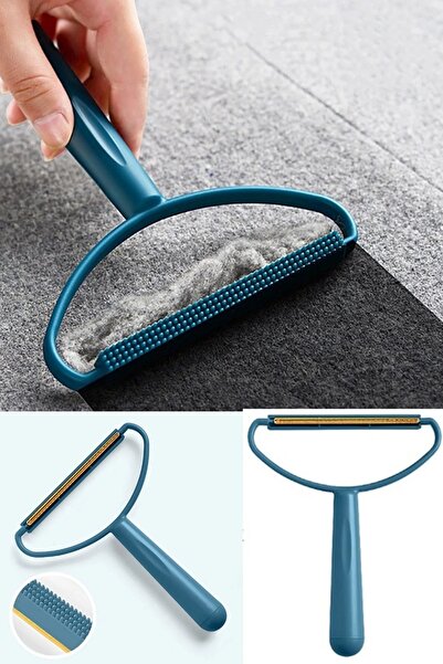 QNİAY Двустранен премахвател на мъх и косми от дрехи, пуловери, жилетки, килими, пластмасови тъкани