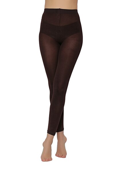 Daymod Wet Look 80 Parlak Tayt Kahve