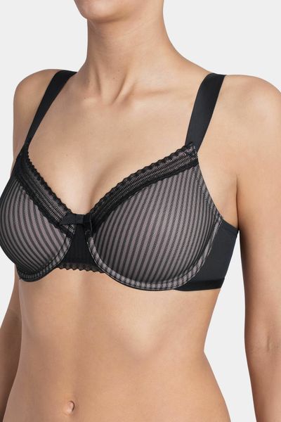 Anıl Minimizer Unsupported Underwire Cupless Lace Detailed Bra - Trendyol