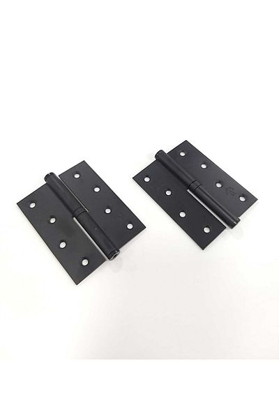 ARON (2 Pieces) 10cm Steel Okka Hinge (right) Door Hinge Matte Black