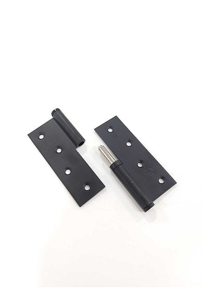 ARON (2 Pieces) 10cm Steel Okka Hinge (right) Door Hinge Matte Black