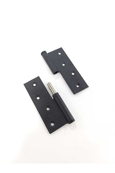 ARON (2 Pieces) 10cm Steel Okka Hinge (left) Door Hinge Matte Black