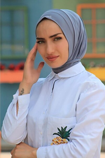 Sahra Şal Dünyası Capota Snap Gri
