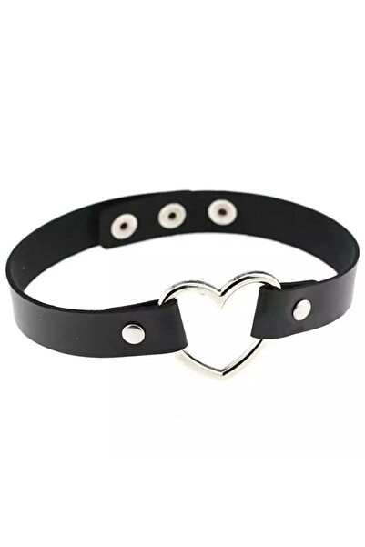 ARS Butik مقود قلادة على شكل قلب من Ars Harajuku Gothic Punk