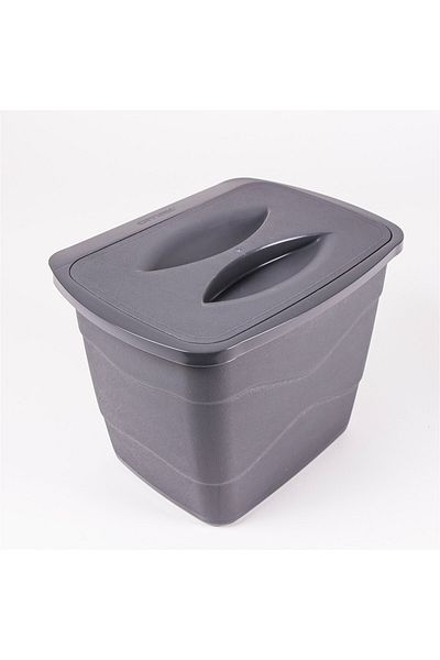 Decobella Deco Hanging Practical Clamshell Coș de gunoi agățat pe ușa dulapului 5 lt.