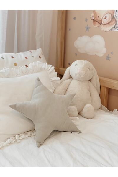 Hestia Home Pernă decorativă Star - Pernă Star Plush - Perne drăguțe pentru c...