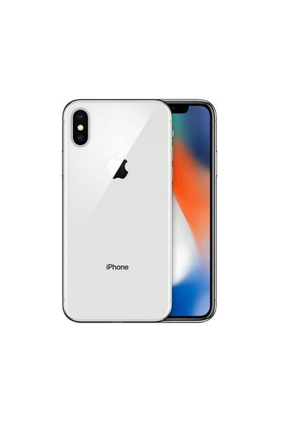 Apple Yenilenmiş iPhone X 64 GB Gümüş Cep Telefonu (12 Ay Garantili) - B Kalite