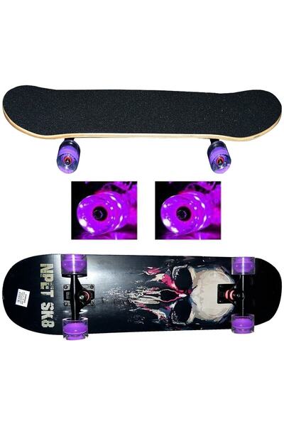 AVESSA Işıklı Silikon Teker Kaykay No 4 Av 0598 901