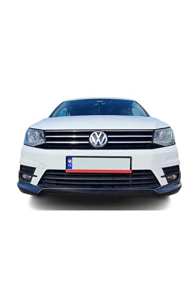 Genel Markalar Volkswagen Caddy Uyumlu 2015-2020)Rieger Style Ön Tampon Ek Pl...