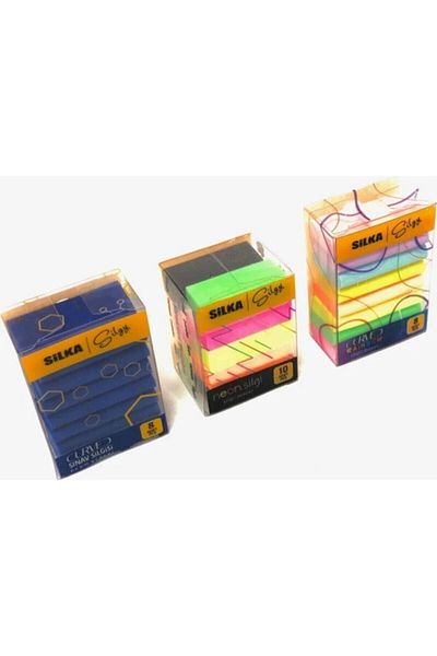 Silkar Set de 3 Silka Eraser