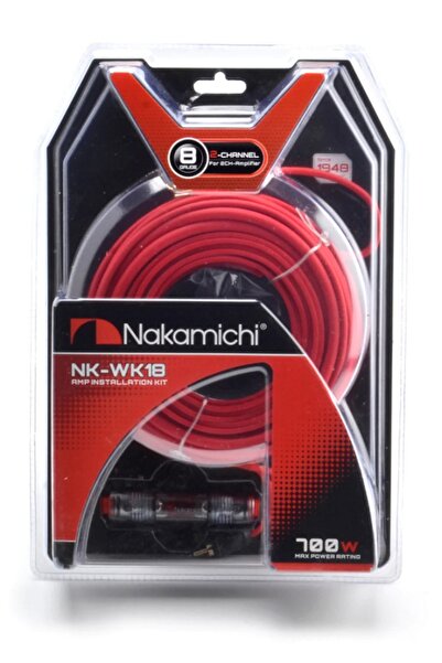 NAKAMICHI Nk-wk18 - Amplifikatör Montaj Kiti 8ga % 100 Bakır