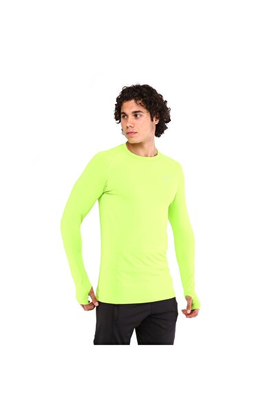 raru Ignıs Green Long Sleeve Technical Performance Sports T-shirt