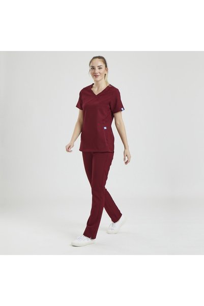 Wio Uniform Likralı Dinamik Clowerdoktor Hemşire Cerrahi Forma Takım - Kadın,...