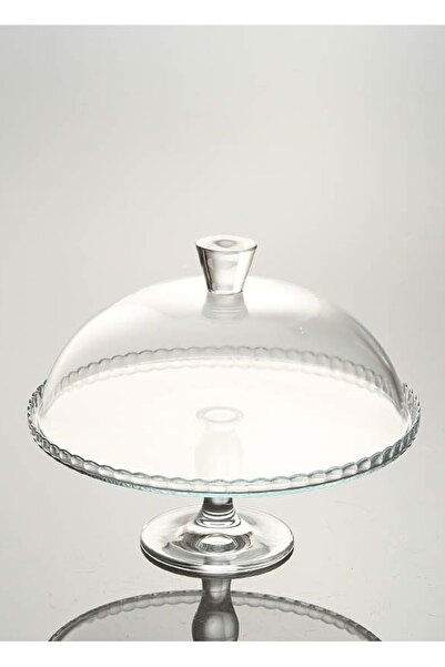 Romans Cake - Cake Presentation Jar with Patisserie Stand - Glass (32 Cm)