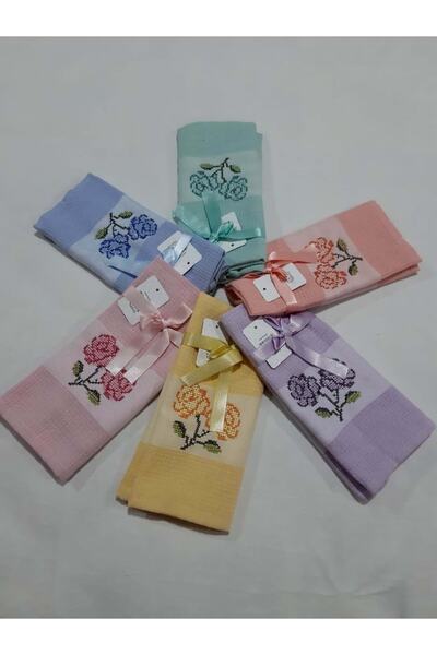 Romans Σετ 6 Πανάκια Στέγνωμα με Κορδέλα 40 Χ 60 εκ.