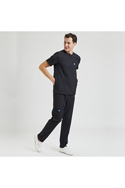 Wio Uniform Ceres Doktor Hemşire Cerrahi Üniforma Takım– Erkek, Siyah