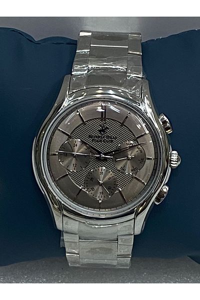 Beverly Hills Polo Club Beverly Hılls Polo Clup Men's Wristwatch 100% Steel 'Ceramic Saphire Coated Glass'