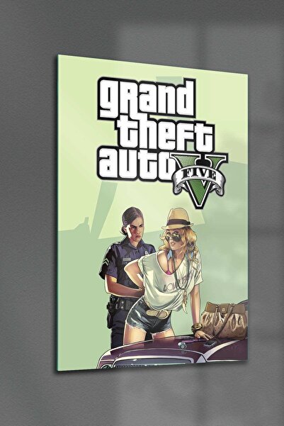 Decovetro Tablou din sticlă Gta 5