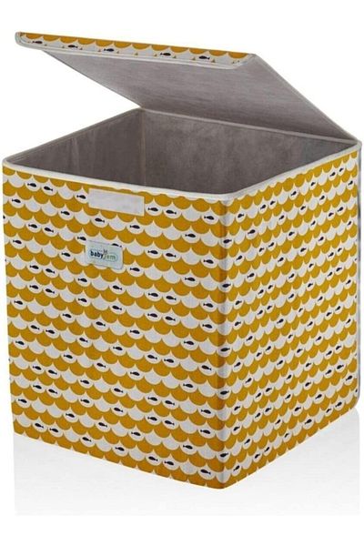Babyjem Practical Folding Toy Box 40x43 Cm Brown Fish