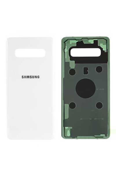 EDA TEKNİK Samsung S10 Plus Uyumlu Arka Kapak Cam Beyaz G975f
