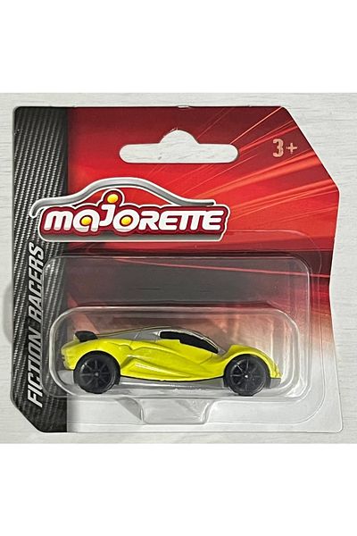 Majorette Fiction Racers Supersport Yellow 1/64 Scale
