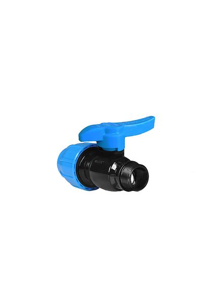 ARANGÜL Full Bore Pp Plug-in Coupling External Thread Ball Valve (coupling Male Valve) (32x1" Mm)