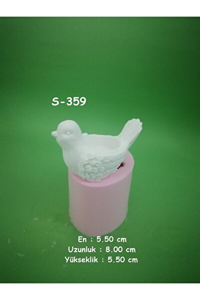 AnkaHobiMarket Kuş Mumluk Silikon Kalıp