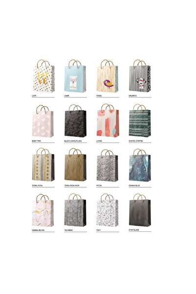 Genel Markalar Bg8096 Karton Hediye Çantası - Medium - 230x100x300 Mm.
