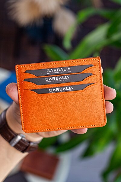 Garbalia Πορτοκαλί θήκη για κάρτες Walteria Mini Unisex