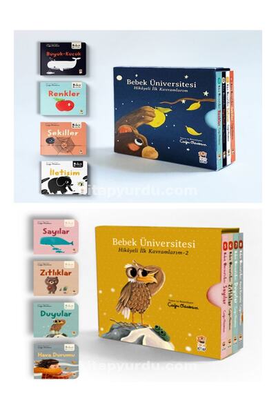 Sincap Kitap Bebek Üniversitesi 1 Ve Bebek Üniversitesi 2 Hayali Ilk Kavramla...