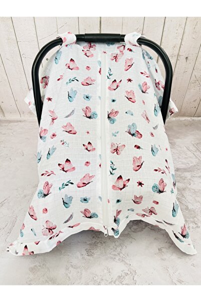 JUNİPERUS Fermuarlı Müslin Bezi Puset Örtüsü